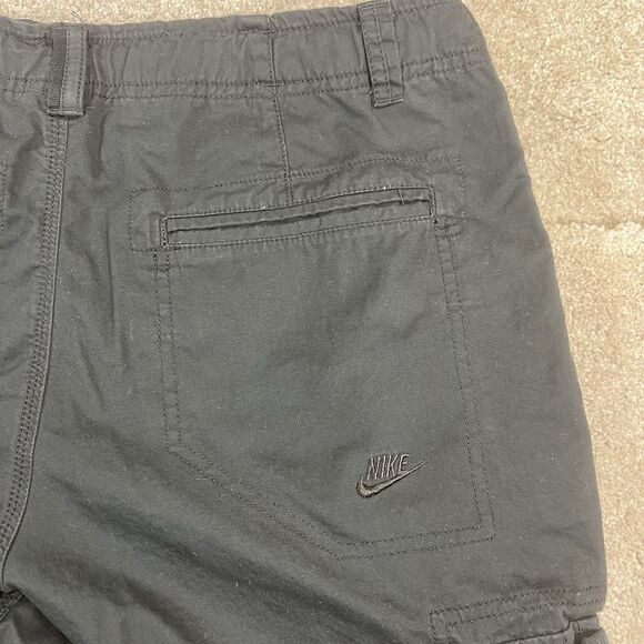 Vtg Nike 10’’ Cargo Shorts Mens Medium Loose Fit Skater Y2K Grunge Baggy - Picture 10 of 10